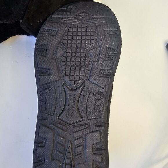 Men Skechers Shoes Relax Fit Black Slipper House Shoe Sz 10  Comfort Casual S102 - Picture 5 of 7
